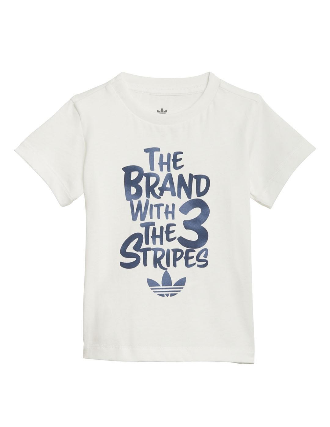 Camiseta Niño adidas Tee Blanca