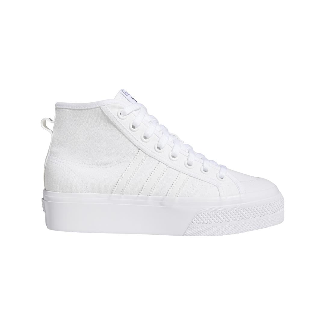 Zapatilla Mujer adidas Nizza Plataform Mid Blanca