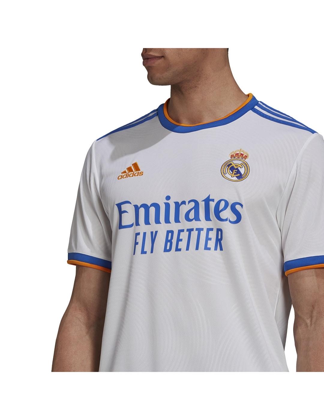 Camiseta adidas R.Madrid 1ª Equipación 21/22 Blanca