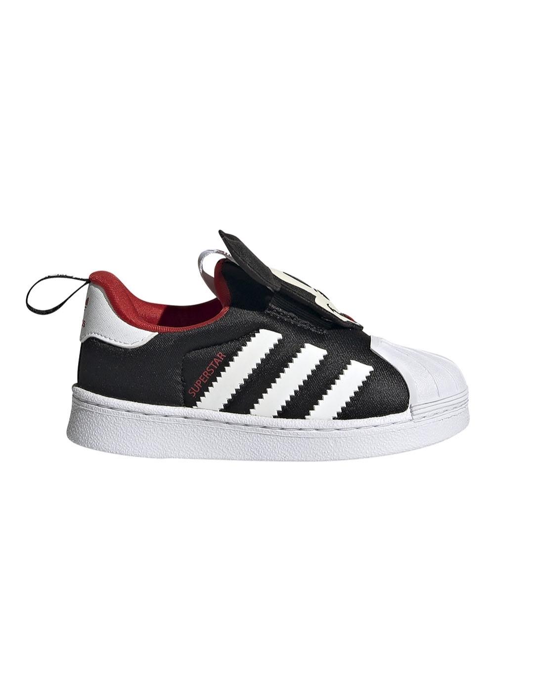 Zapatillas Baby adidas Superstar Mickey Negra
