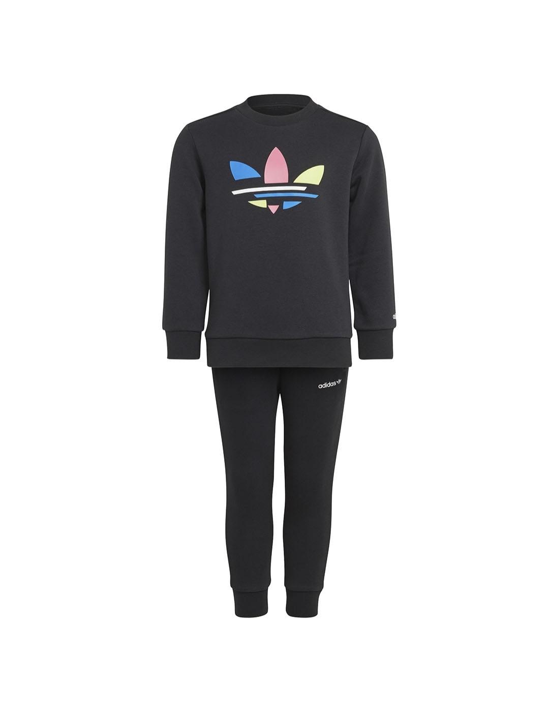 Chandal Niño adidas Crew Negro