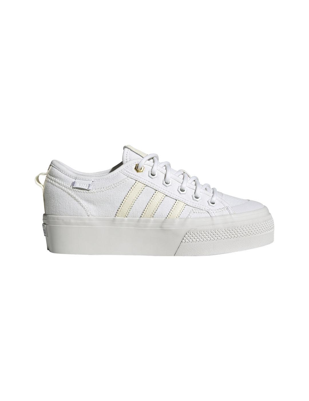 Zapatilla Mujer adidas Nizza Plataform Mid Beige