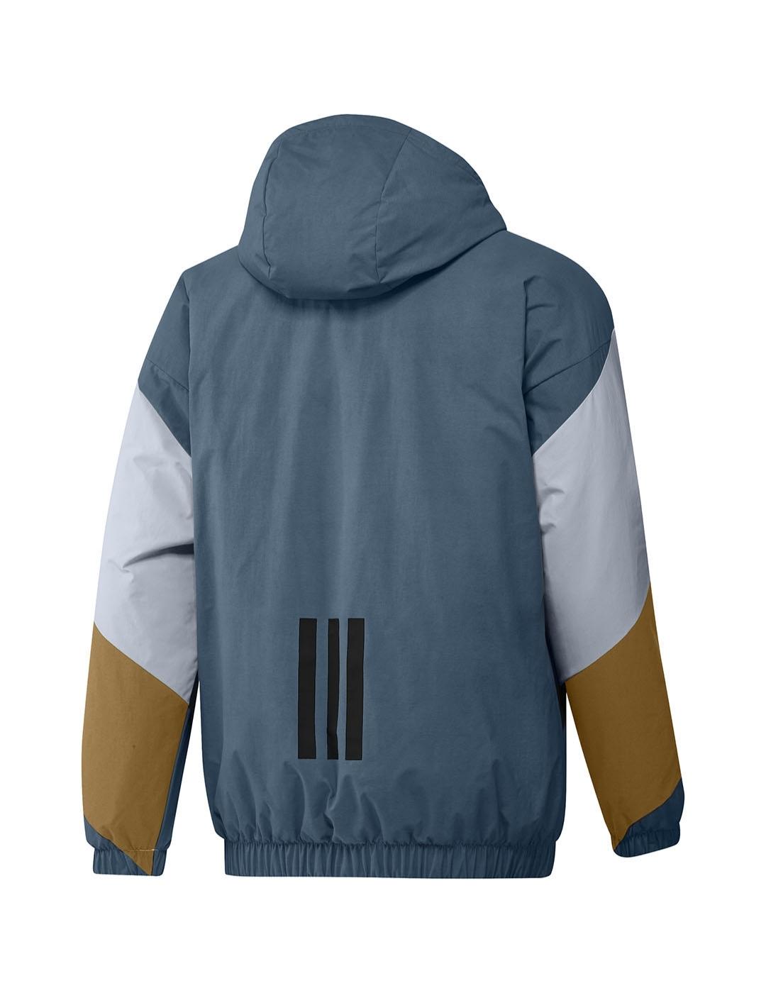 Cazadora Hombre adidas Back to Sport Azul/Marrón