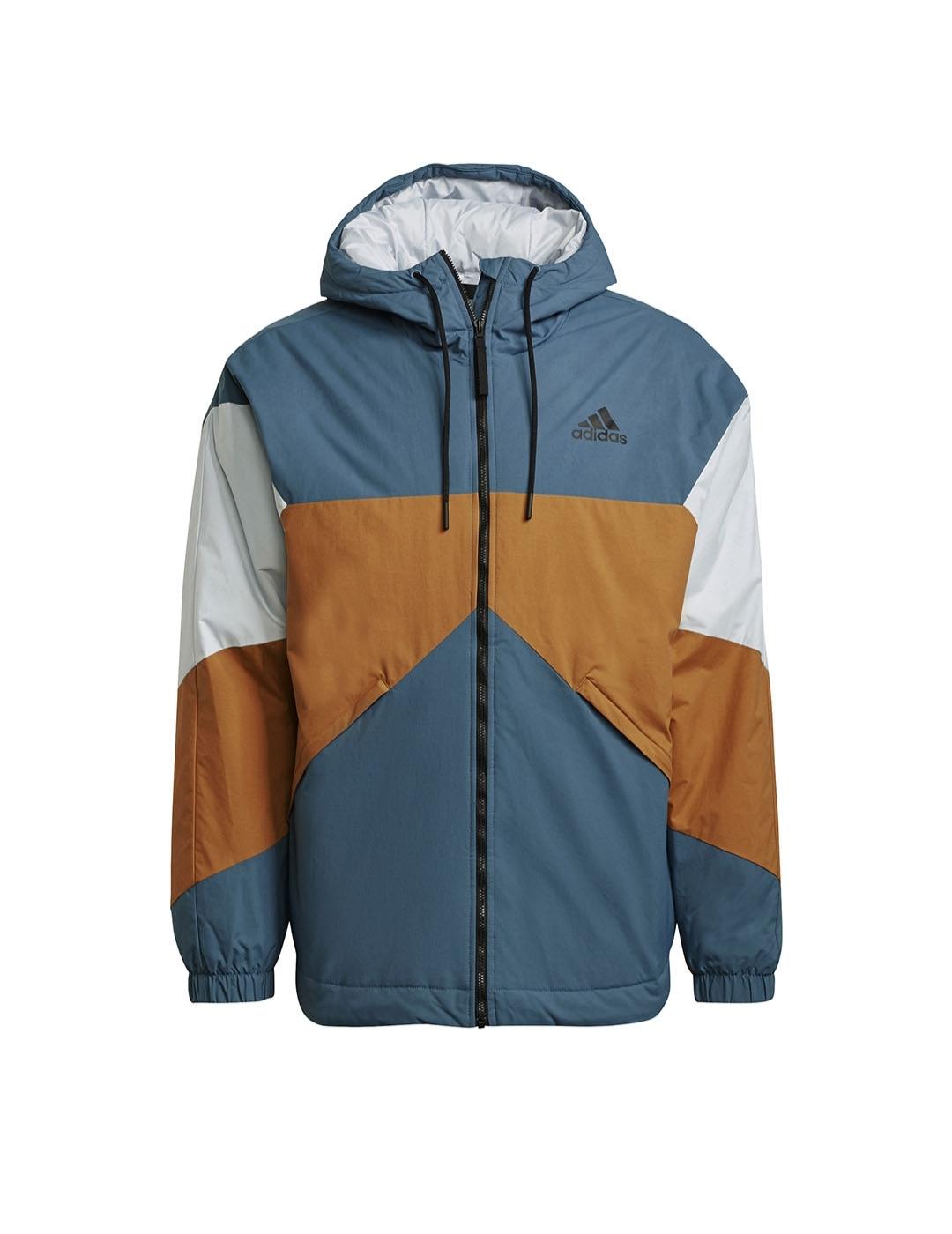 Cazadora Hombre adidas Back to Sport Azul/Marrón