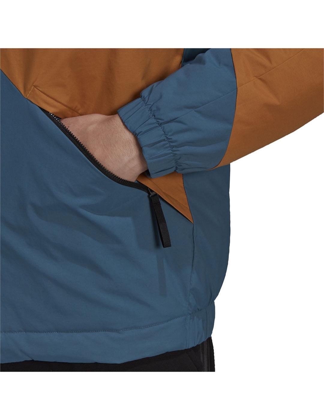 Cazadora Hombre adidas Back to Sport Azul/Marrón