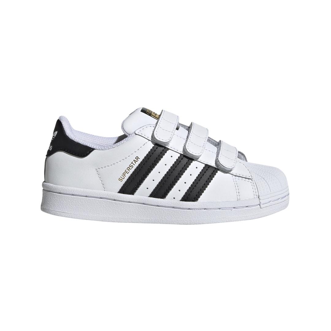 Zapatilla Niño adidas Superstar Blanca Negra