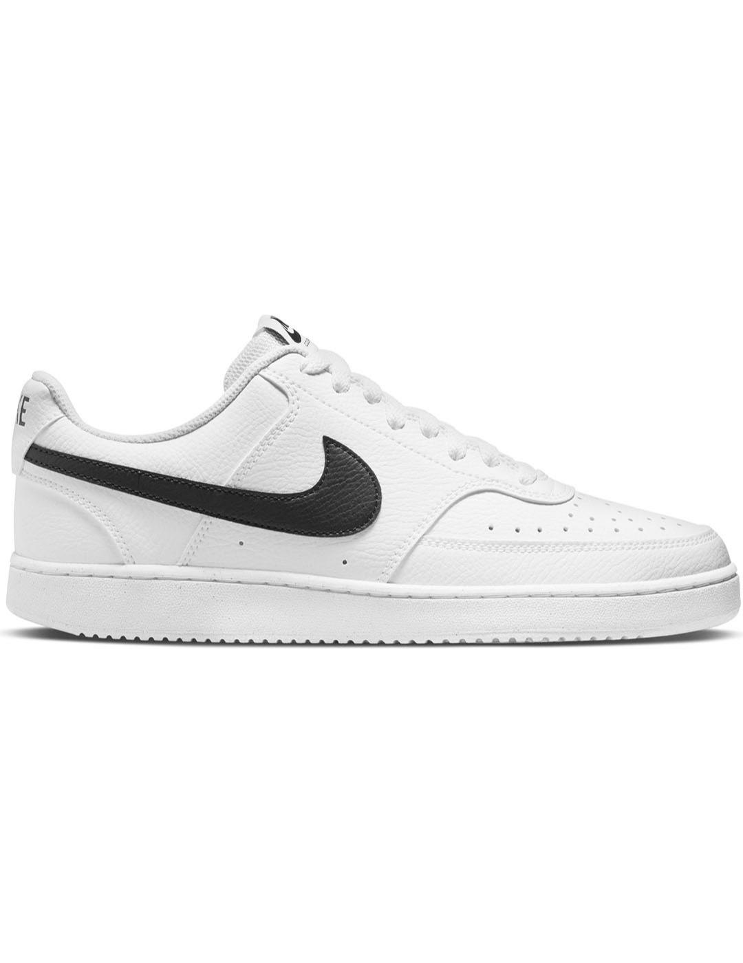 Zapatilla Hombre Nike Court Vision Blanca Negra