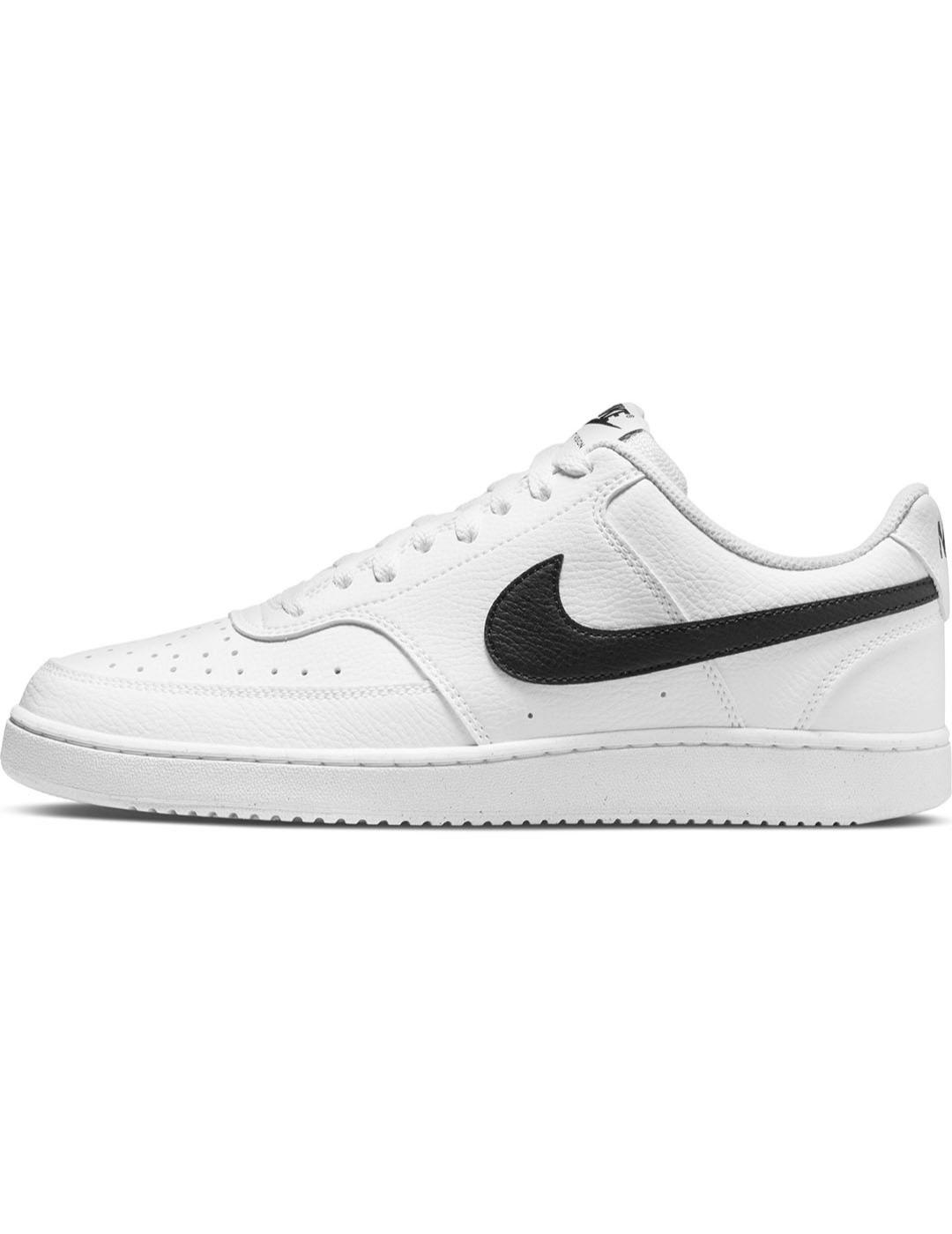 Zapatilla Hombre Nike Court Vision Blanca Negra