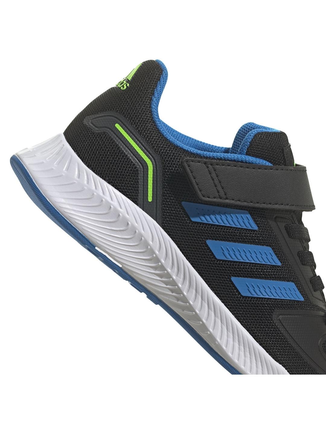 Zapatilla Niño adidas Runfalcon 2.0 Negro/Azul