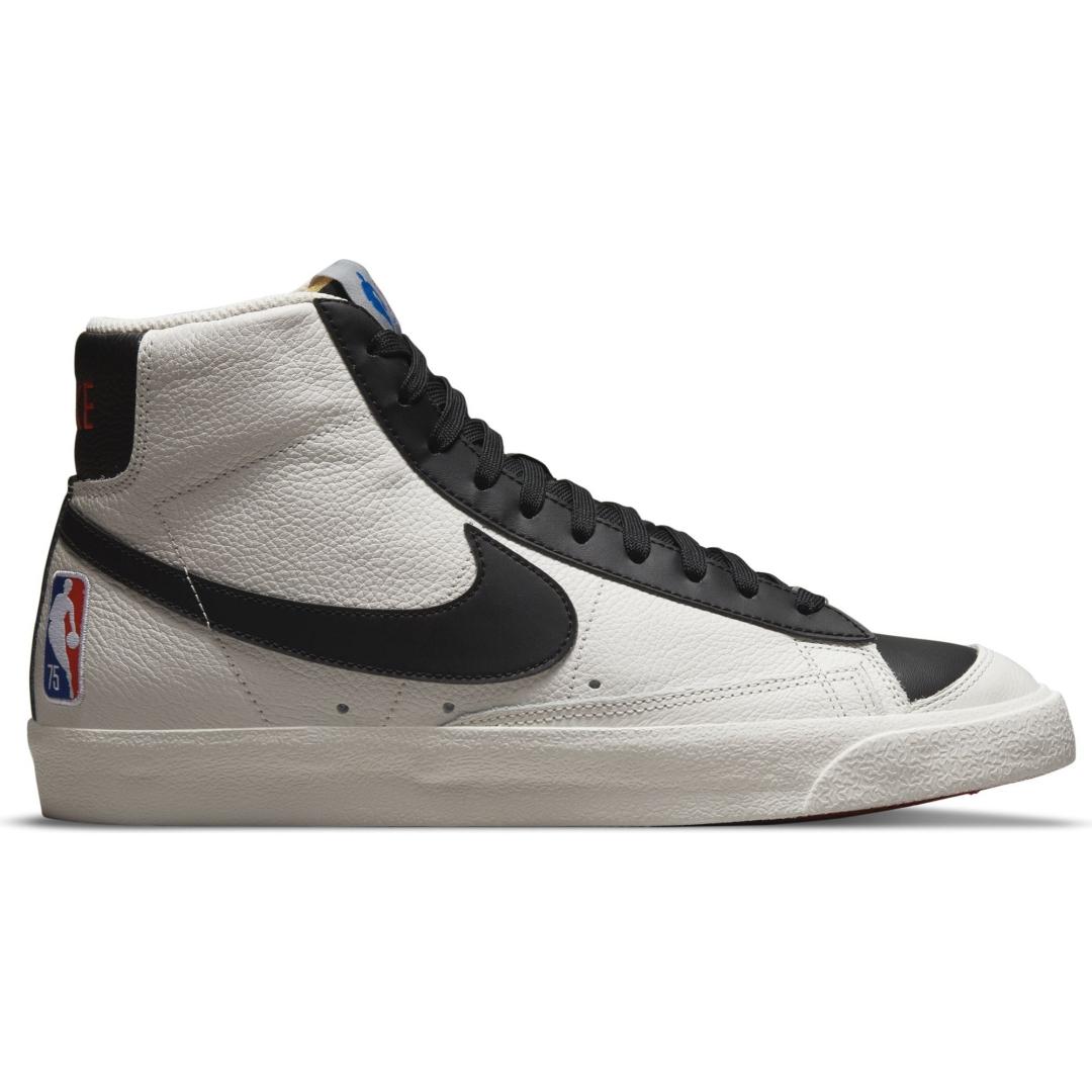 Zapatilla Hombre Nike Blazer Mid EMB Blanca Negro
