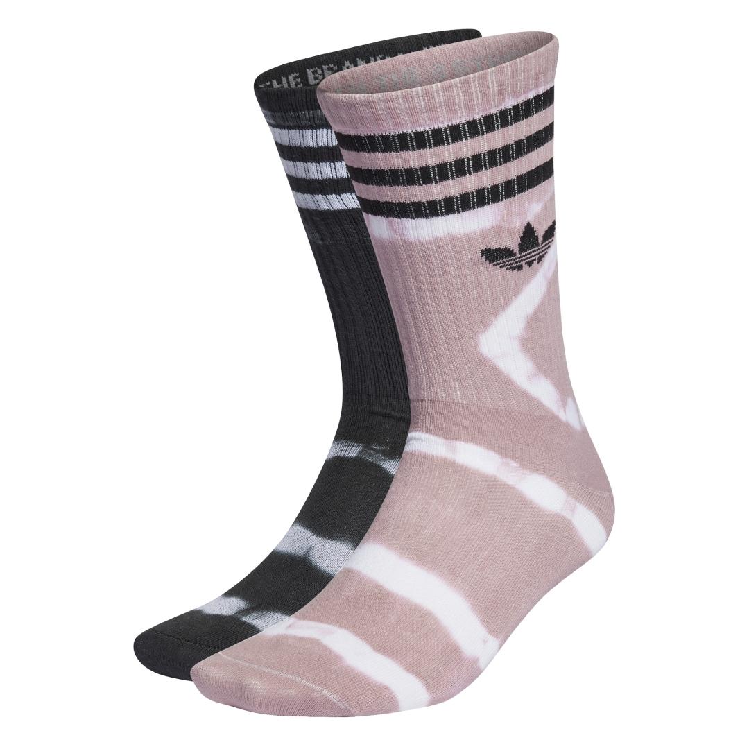 Calcetines Unisex adidas Batik Tie Dye Rosa Negro