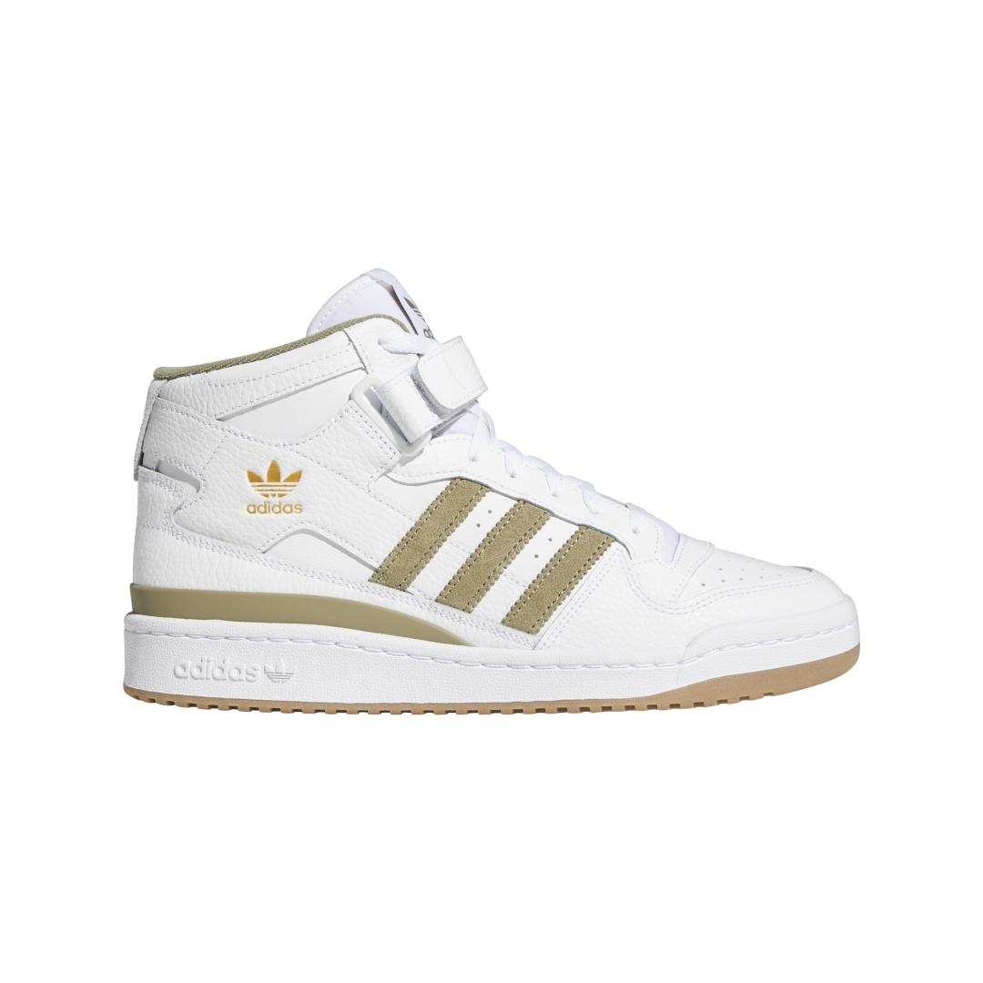 Zapatilla Hombre adidas Forum Mid Blanca Verde