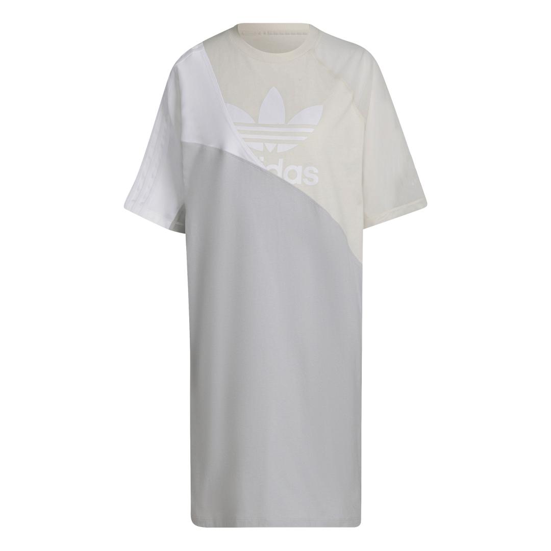 Vestido Mujer adidas Tee Dress Beige Gris