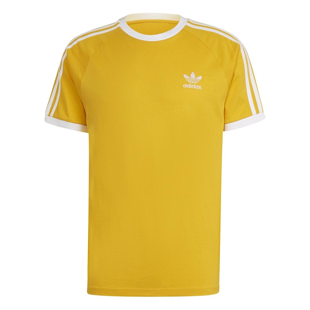 Camiseta Hombre adidas 3 Stripes Amarilla