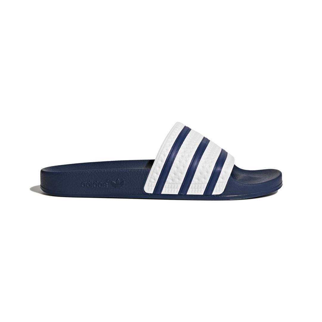 Chancla Unisex adidas Adilette Marino Blanca