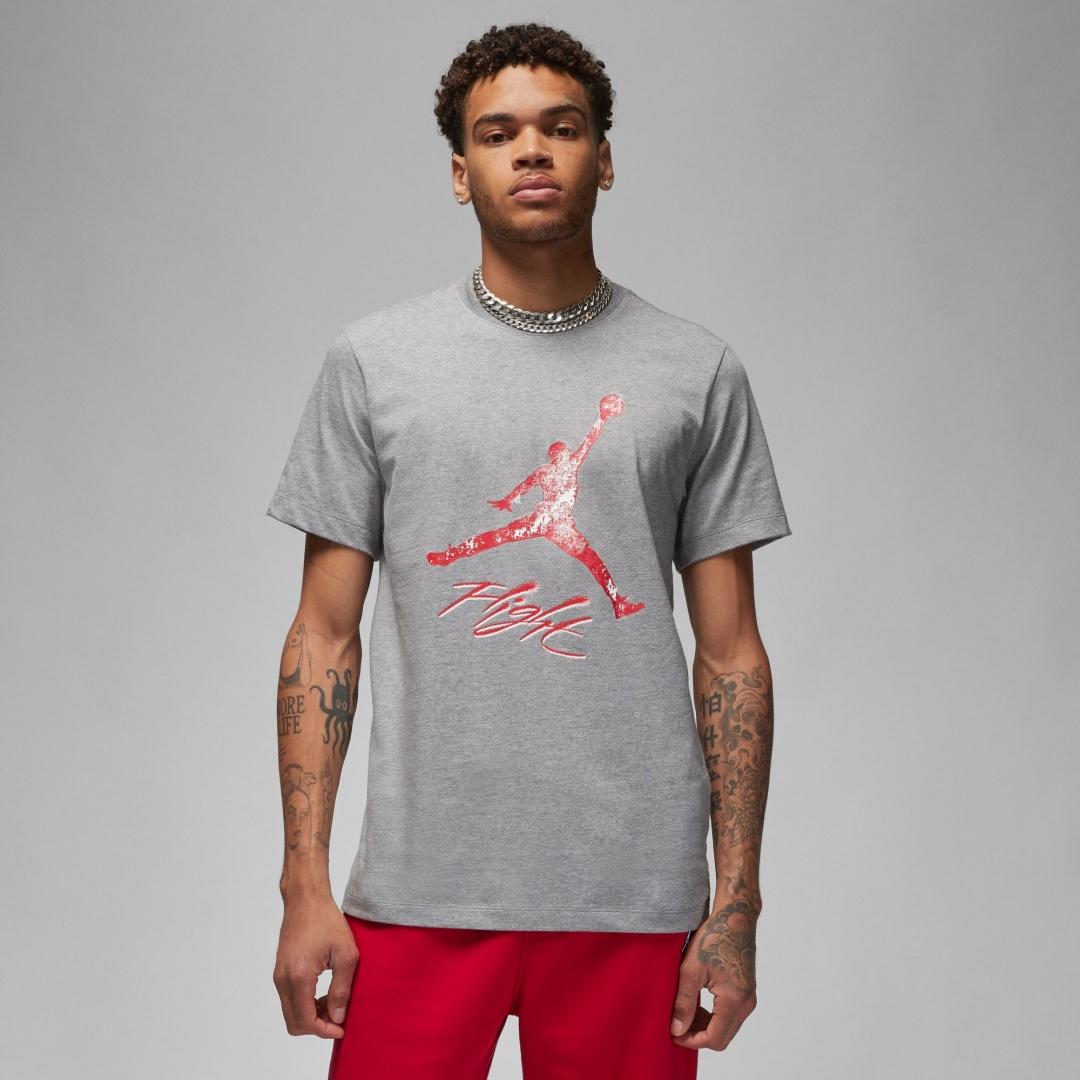 Camiseta Hombre Nike Jumpman Jordan Gris