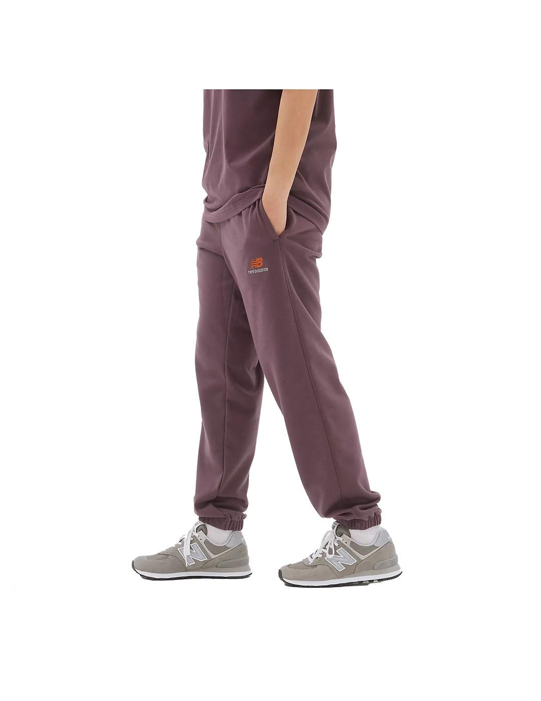 Pantalón Unisex New Balance Unissentials Granate