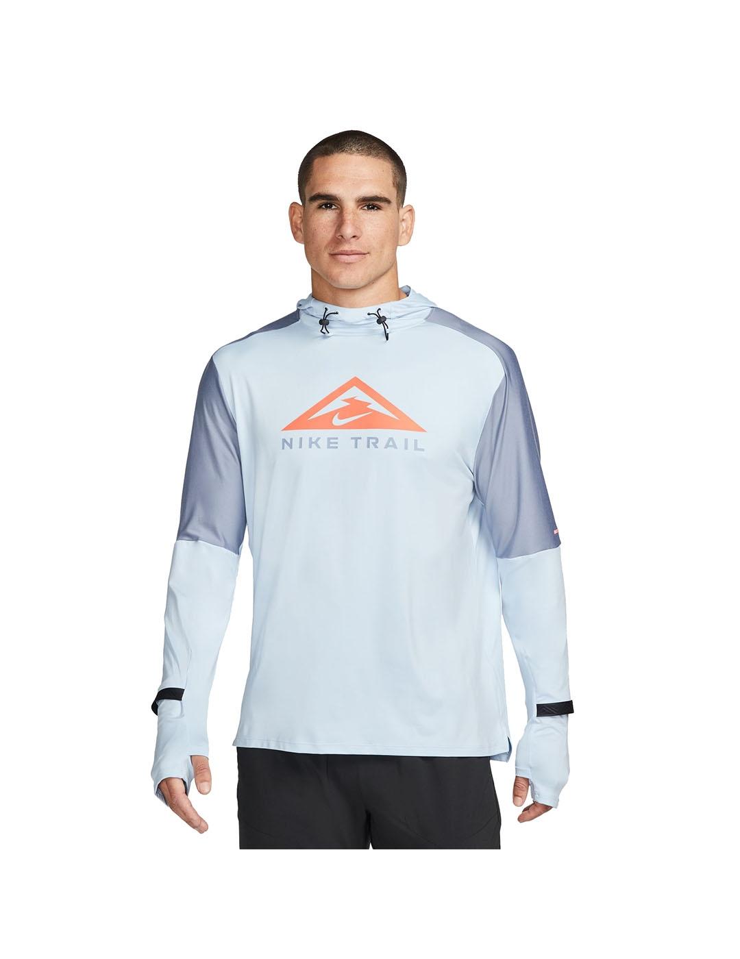 Sudadera Hombre Nike TRail Hoodie Azul