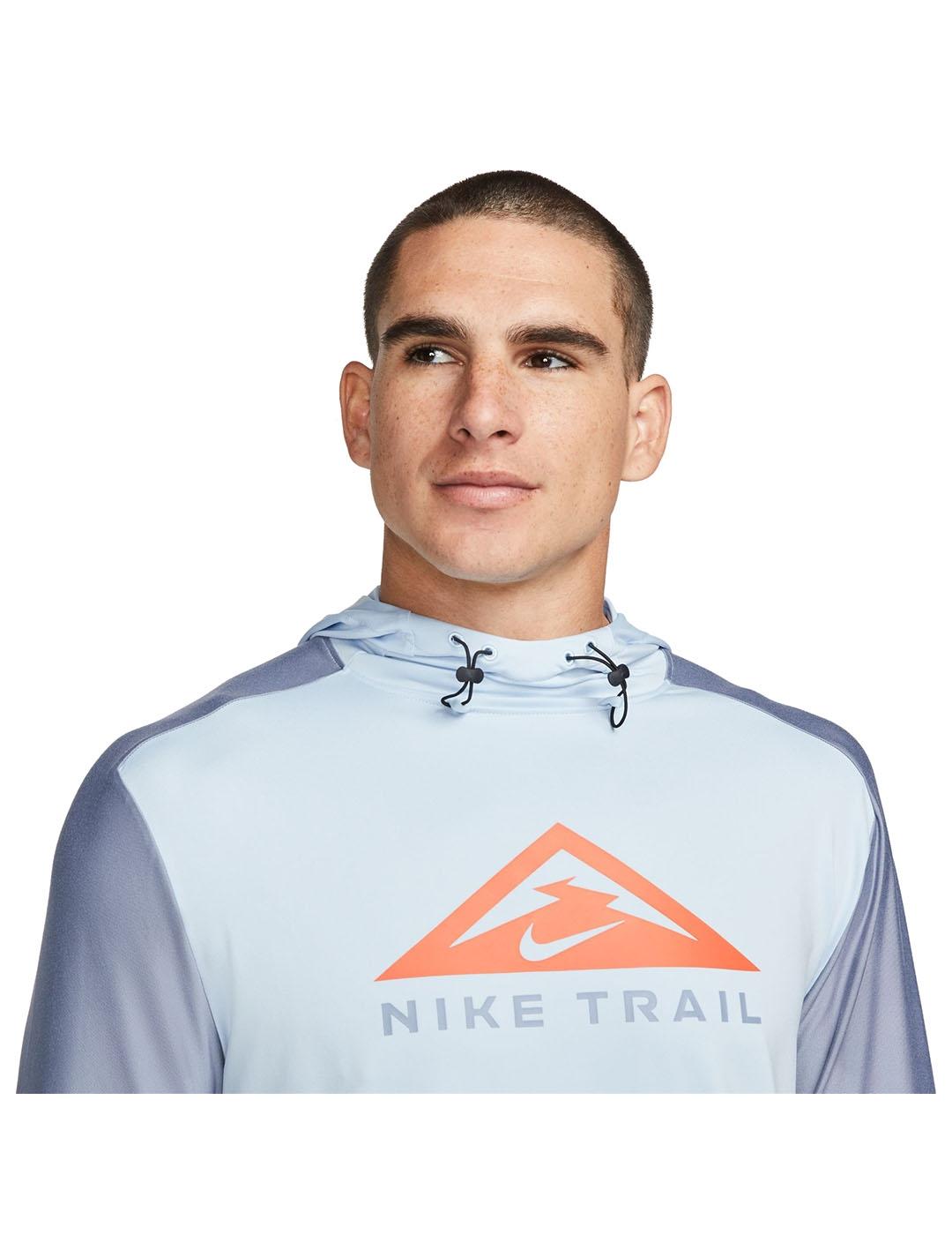 Sudadera Hombre Nike TRail Hoodie Azul