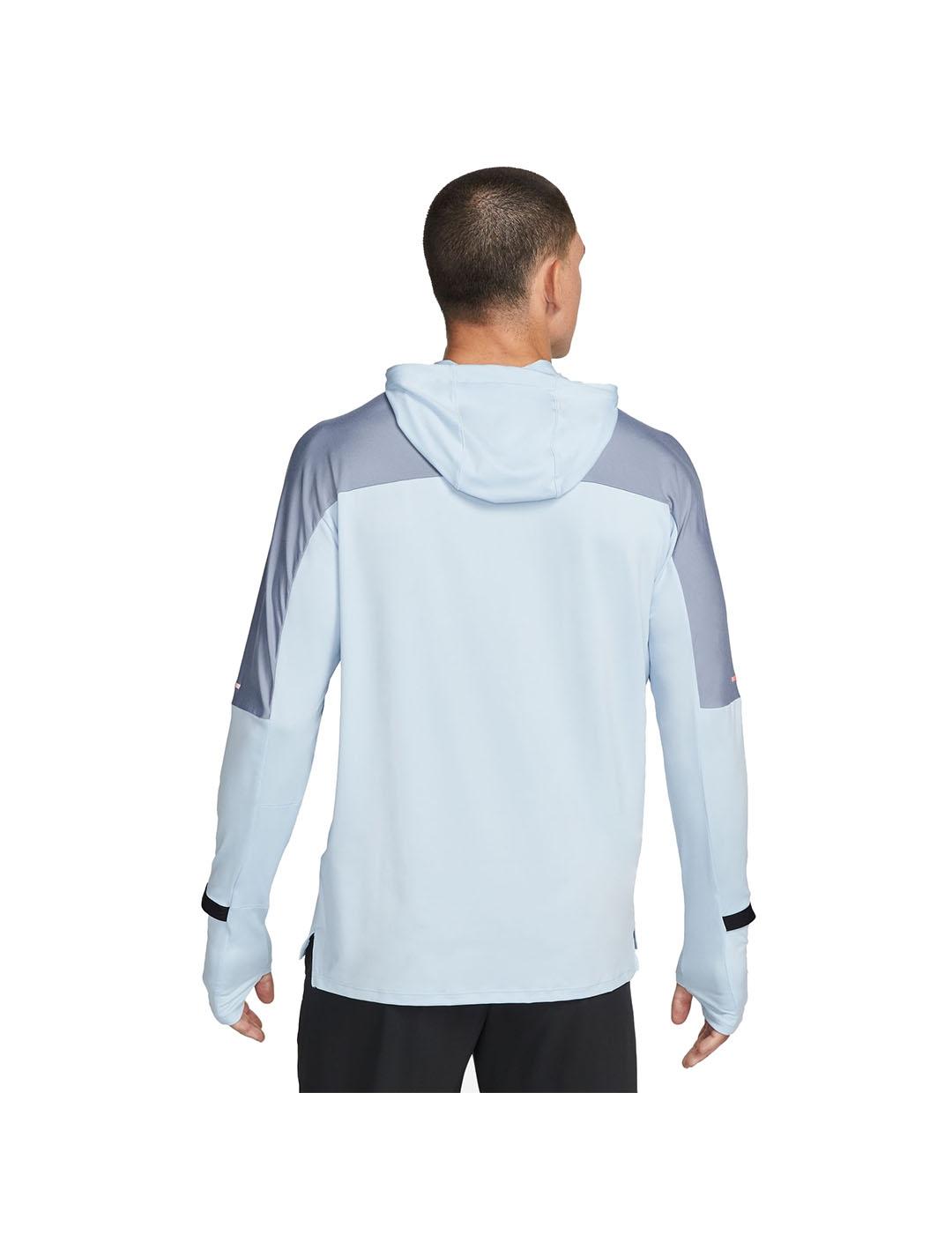 Sudadera Hombre Nike TRail Hoodie Azul