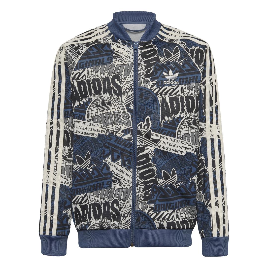 Chaqueta adidas Niño Graffiti Azul Marino