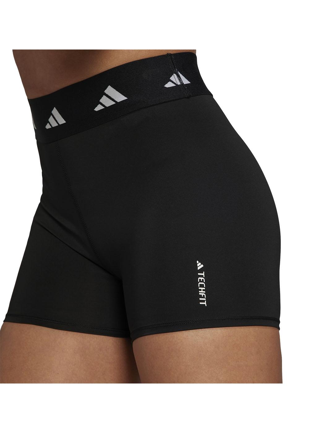 Malla corta Mujer adidas TechFit 4' Negro
