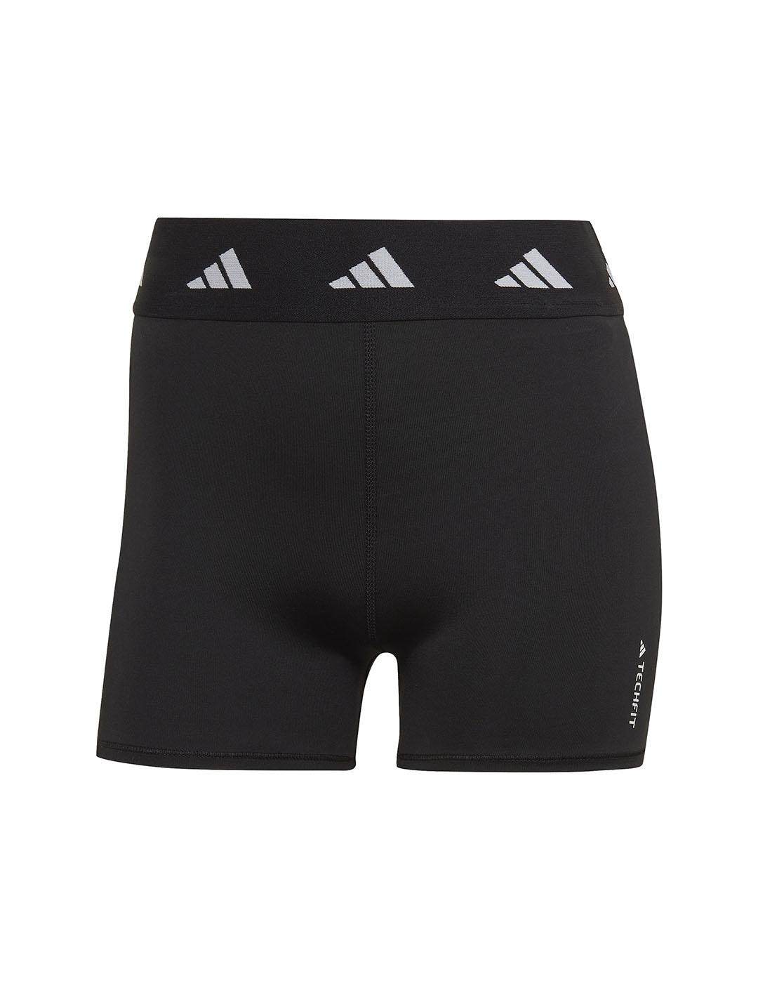 Malla corta Mujer adidas TechFit 4' Negro