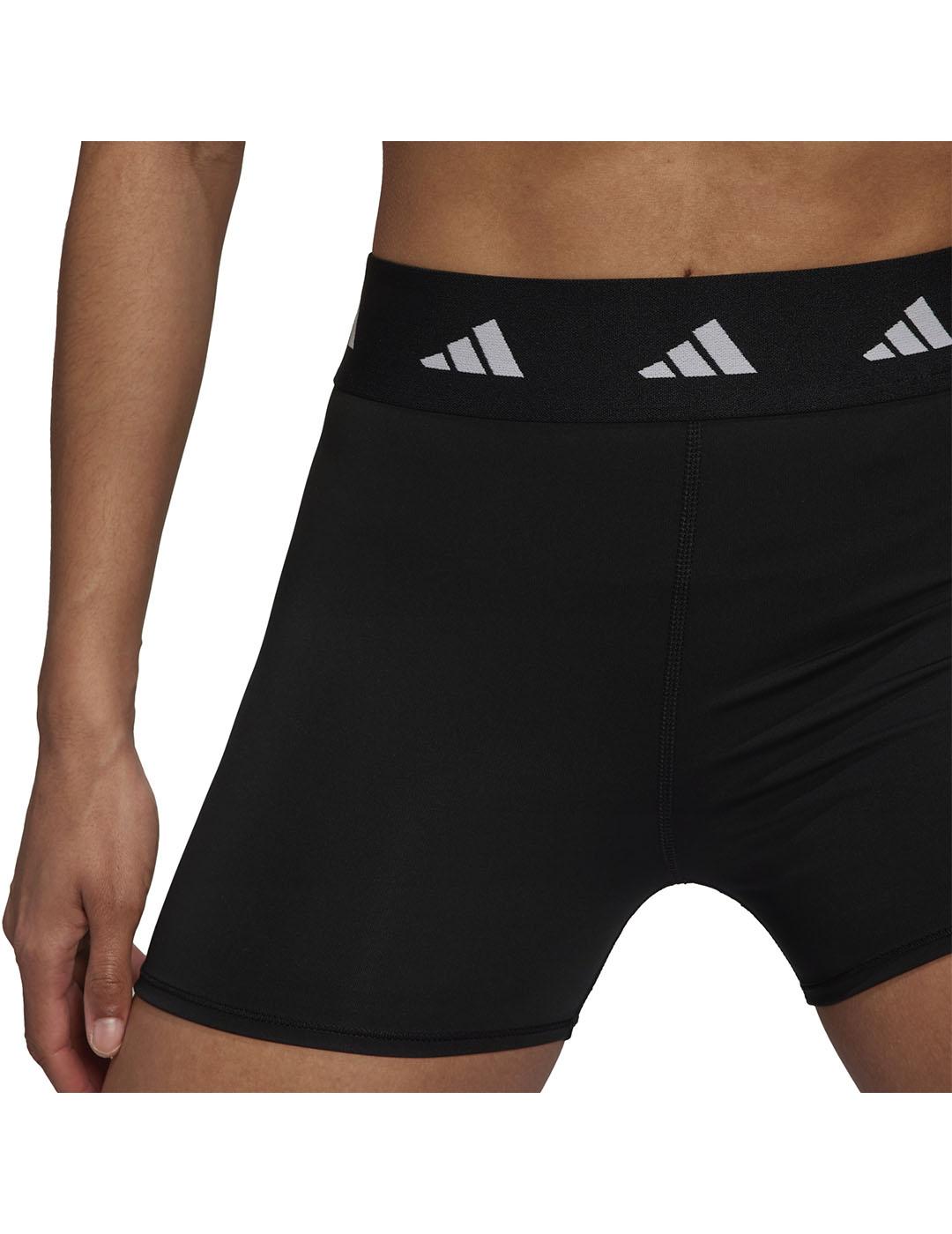Malla corta Mujer adidas TechFit 4' Negro
