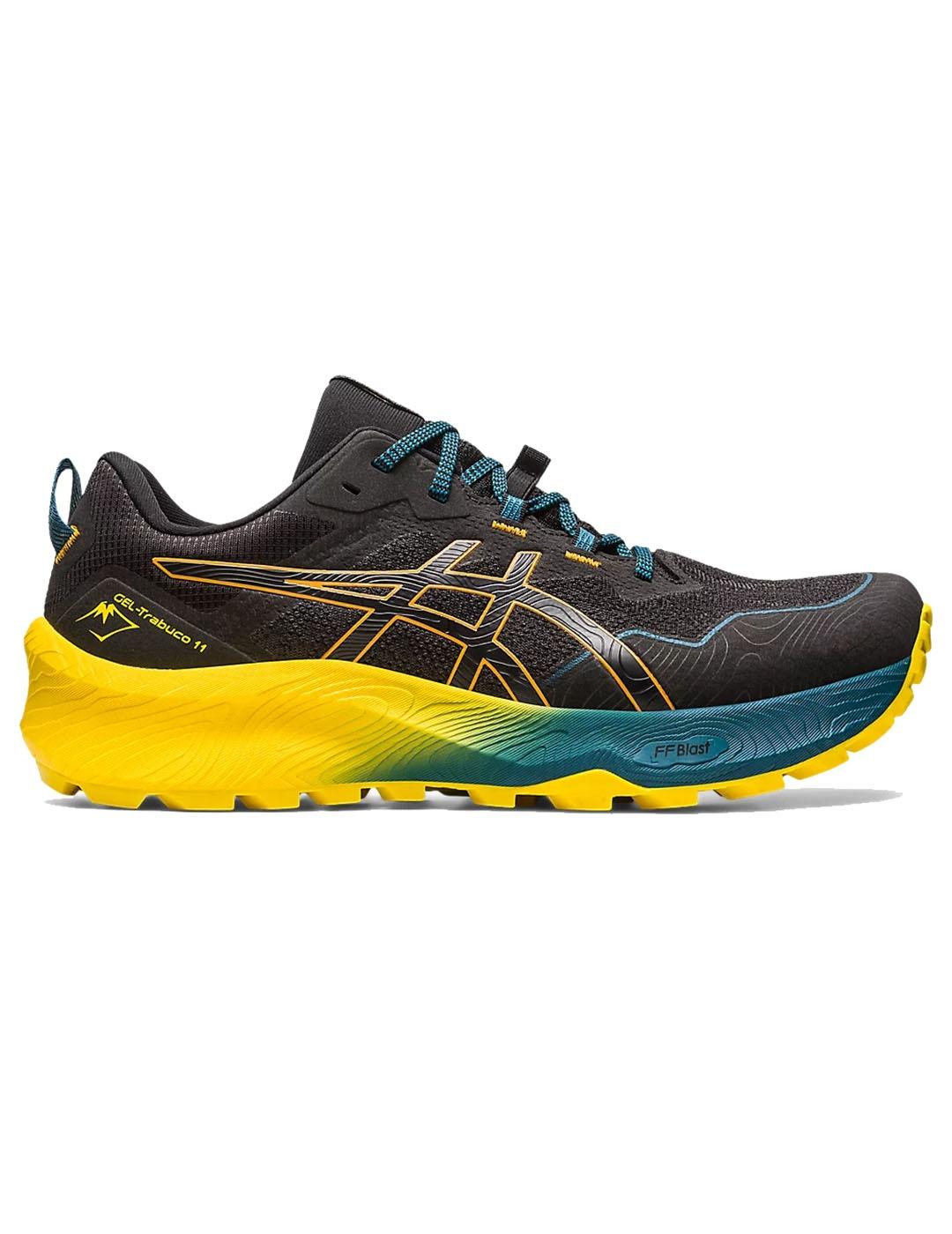 Zapatilla Hombre Asics Gel-Trabuco 11 Negro/Amaril