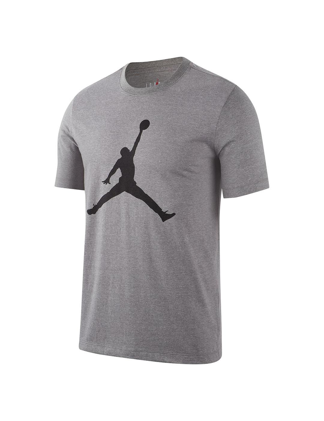 Camiseta Hombre Nike Jordan Jumpman Gris