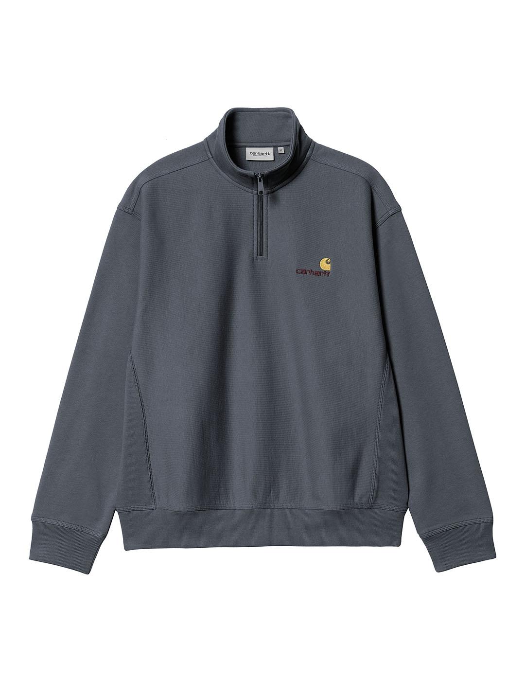 Sudadera Hombre Carhartt WIP Half Zip American Azul
