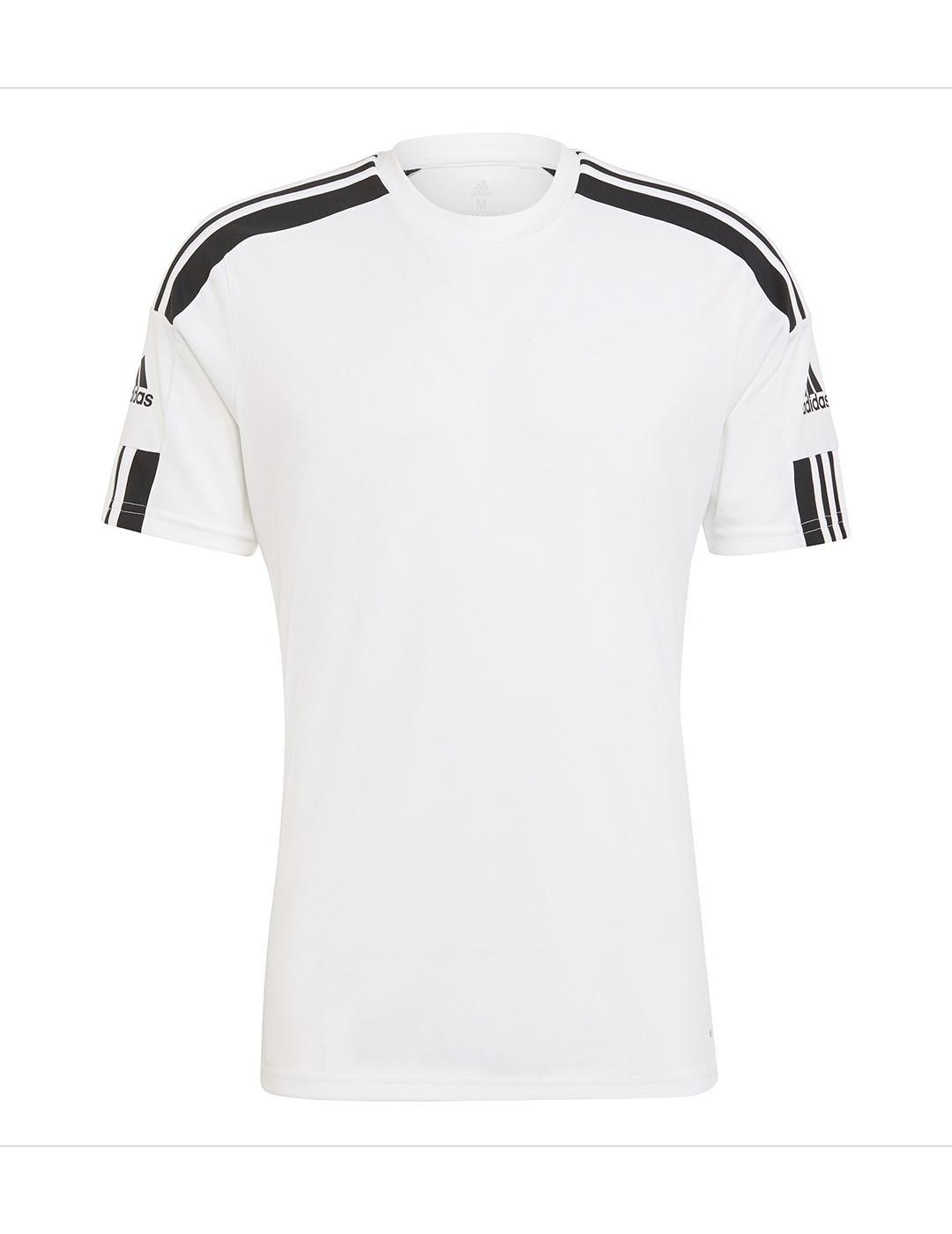Camisetas Adidas blancas unisex. 50-70 caracteres.
